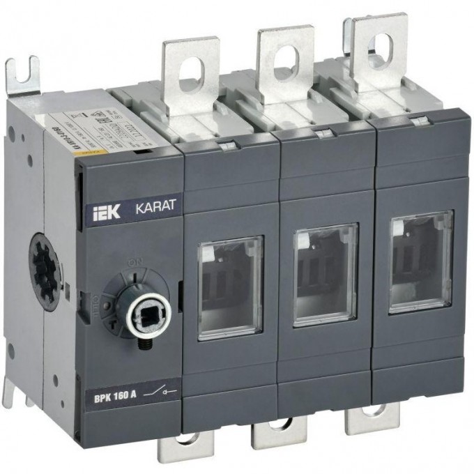 Выключатель-разъединитель IEK ВРК 3п 160А без рукоятки KARAT KA-VR10-3-0160